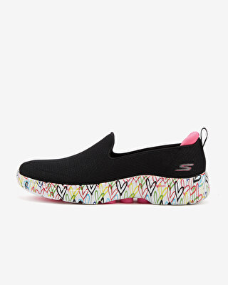 Skechers X Jgoldcrown : Go Walk 6 - İconic Hearts 124266 BKMT